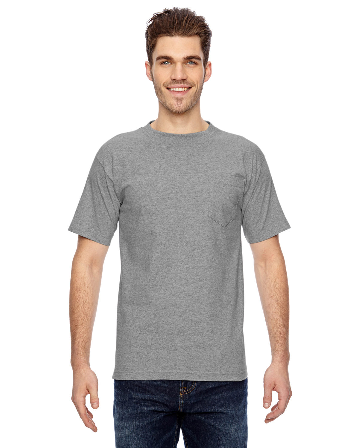 Bayside 6.1 oz Basic Pocket T-Shirt 